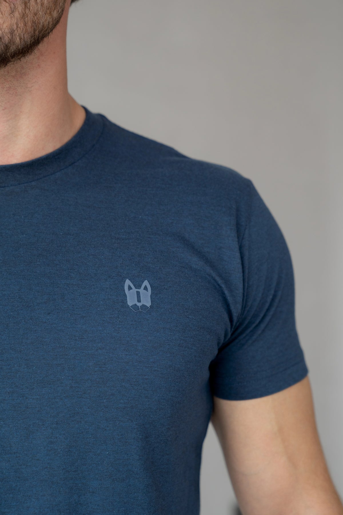 Playeras para hombre Sherman Morgan, camiseta azul marino